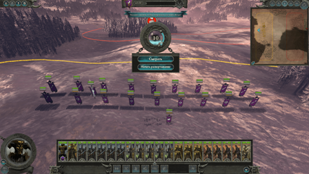 Total War: Warhammer 2 - Армия Малекита, расстановка